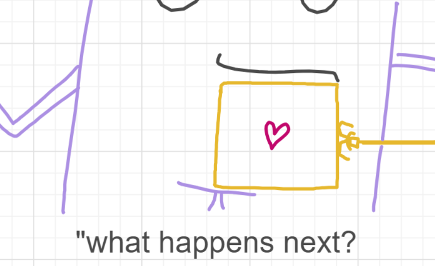 A panel from I've Been Everywhere, Man, episode nine of the Board Boards object show by Furretwalk/WalkingFurret.